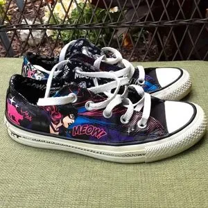 Converse Shoes Converse Allstar Dc Comics Catwoman Novelty